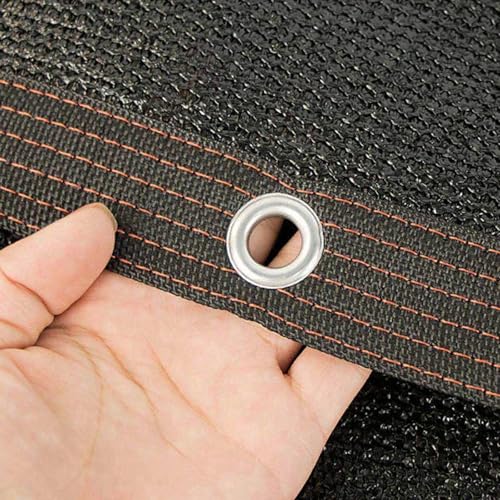 Schattentuch Netz Mesh Tarp, Schattennetz mit Ösen 90% Schwarz Mehrere Größen(6x8m) von ZBORAVPIX