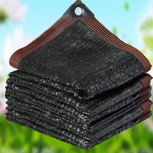 Schattentuch Netz Mesh Tarp, Schwarzes Schattennetz for Pflanzen im Garten, 90 Prozent, mehrere Größen(WxL:4x12) von ZBORAVPIX