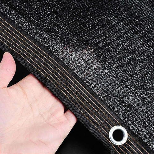 Schattentuch Netz Mesh Tarp, Sonnensegel, 90% Schattierung, HDPE-Netz, Schwarz, mehrere Größen(6x7m) von ZBORAVPIX