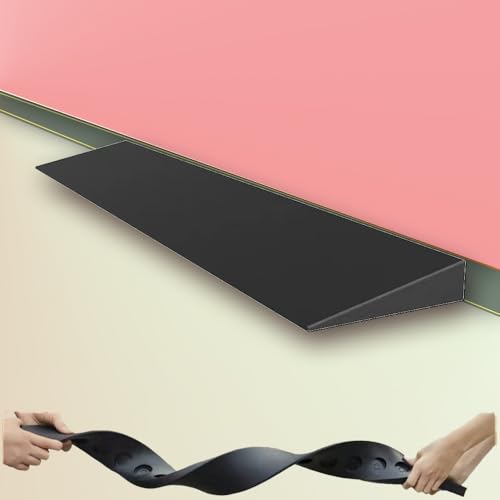 Schwelle Rollstuhlrampe Steigung, 38 Zoll Gummi-Rollstuhlrampe, mehrere Größen, Schwarz(98x8x2 cm (38"x3"x0.8")) von ZBORAVPIX