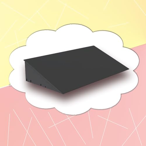 Schwelle Rollstuhlrampe Steigung, Rollstuhlrampe, mehrfarbig, 50 x (7–38) x (1–15) cm, for drinnen und draußen(Black,50x14x5 cm) von ZBORAVPIX