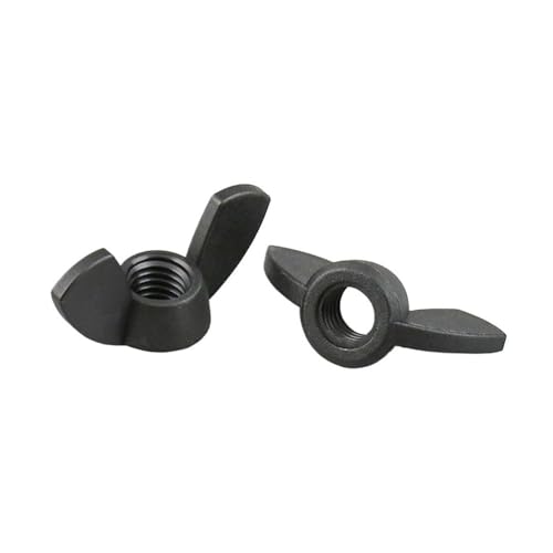 Schwenkbare Räder, Nylon Butterfly Flügelmutter Handfest anziehen Mehrfarbig Mehrere Größen Packung mit 24(Bianco,M12-1pcs) von ZBORAVPIX