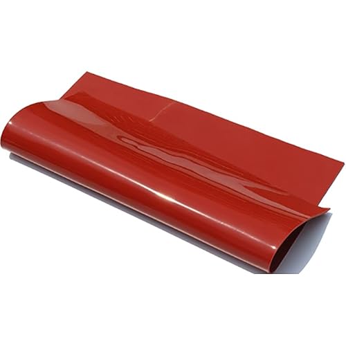 Silikonkautschukplatten, Silikonkautschukplatte, mehrfarbig, 500 x 500 mm, 0,5–10 mm Dicke(Red,Thickness8mm) von ZBORAVPIX