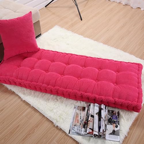 Sitzbank-Kissen-Pad, Outdoor-Bankkissen, mehrfarbig, mehrere Größen(Pink,55 x 155cm) von ZBORAVPIX