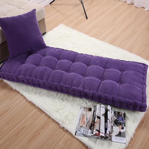 Sitzbank-Kissen-Pad, Outdoor-Bankkissen, mehrfarbig, mehrere Größen(Purple,50 x 170cm) von ZBORAVPIX