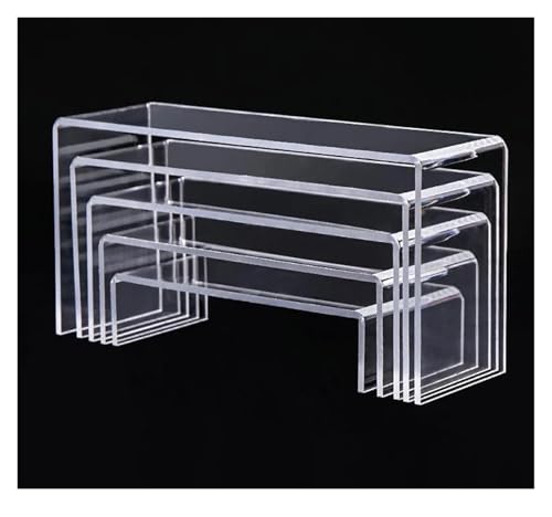 ZBORAVPIX Acrylic Riser Clear Display Stand， Acryl-Display-Riser-Ständer, klares Regal, Display-Rack, mehrere Größen von ZBORAVPIX