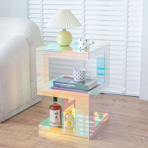 ZBORAVPIX Clear Acryl Beistelltisch Bedside, Beistelltisch, Acryl-Schreibtisch, Mehrzweck-Moderne Möbel ZBORAVPIX Clear Acryl Beistelltisch Bedside, Beistelltisch, Acryl-Schreibtisch, Mehrzweck-Moderne Möbel von ZBORAVPIX