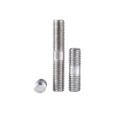 ZBORAVPIX Es gibt steckdosen aus Edelstahl, Doppelend-Gewindestange aus Edelstahl A2-70 304 M3 M4, mehrere Größen, 5er- oder 10er-Pack(5 Pcs,M4 x 110 mm) von ZBORAVPIX