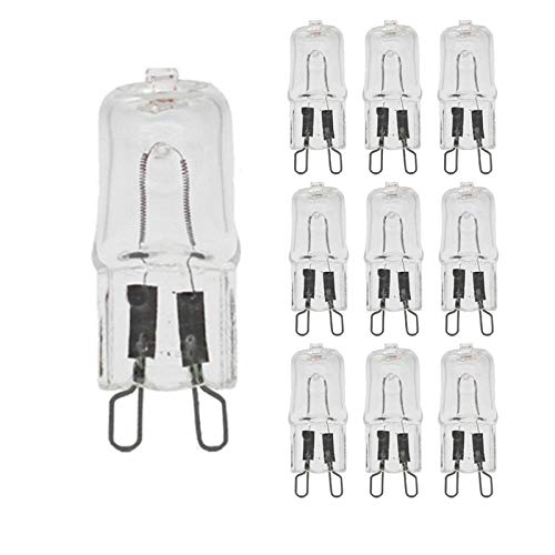 ZBORAVPIX Halogen-Glühbirnen, G9 Halogenlampen 110 V, 20er-Pack, Warmweiß(G9-110v-40w) von ZBORAVPIX