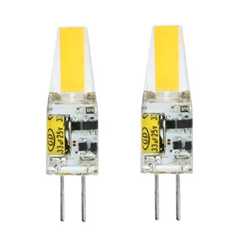 ZBORAVPIX Halogen-Glühbirnen, LED G4 G9 E14 Glühbirne 3W/6W 12V 220V COB Strahler Kronleuchter Licht Warm und Kaltweiß 6er Pack(G4-3w-ac/Dc-12v,Cold White) von ZBORAVPIX