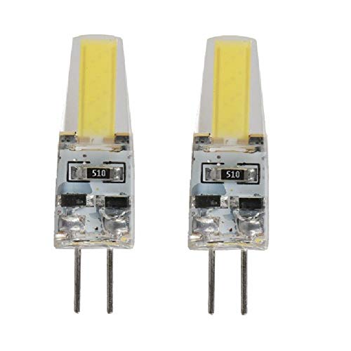 ZBORAVPIX Halogen-Glühbirnen, LED G4 G9 E14 Glühbirne 3W/6W 12V 220V COB Strahler Kronleuchter Licht Warm und Kaltweiß 6er Pack(G4-3w-dc-12v,Cold White) von ZBORAVPIX
