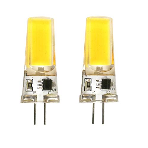 ZBORAVPIX Halogen-Glühbirnen, LED G4 G9 E14 Glühbirne 3W/6W 12V 220V COB Strahler Kronleuchter Licht Warm und Kaltweiß 6er Pack(G4-6w-220v,Warm White) von ZBORAVPIX