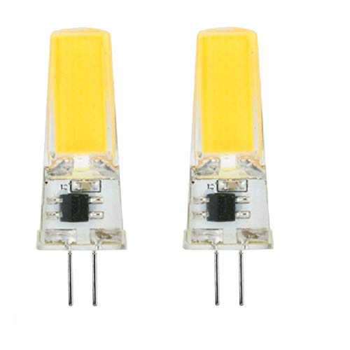 ZBORAVPIX Halogen-Glühbirnen, LED G4 G9 E14 Glühbirne 3W/6W 12V 220V COB Strahler Kronleuchter Licht Warm und Kaltweiß 6er Pack(G4-6w-ac/Dc-12v,Cold White) von ZBORAVPIX