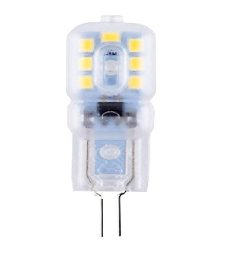ZBORAVPIX Halogen-Glühbirnen, LED-Lampe G9 G4 220V dimmbar 3W 5W Kerze Kronleuchter ersetzen Halogenlampe(G4 14leds 220v (Dimmable),Transparent) von ZBORAVPIX