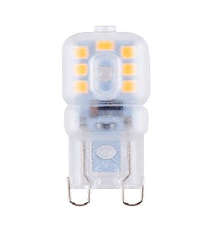 ZBORAVPIX Halogen-Glühbirnen, LED-Lampe G9 G4 220V dimmbar 3W 5W Kerze Kronleuchter ersetzen Halogenlampe(G9 14leds 220v (Dimmable),Transparent) von ZBORAVPIX