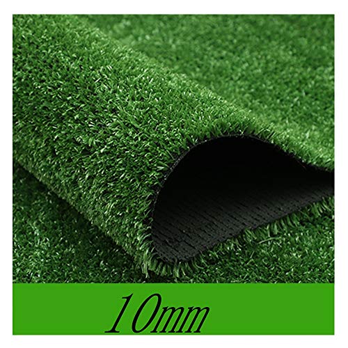 ZBORAVPIX Kunstrasen Rasenmatte， 10mm Pile Super Dichte Grün Kunststoff Gefälschte Rasen Garten Wand Landschaft Dekoration(2x4m) von ZBORAVPIX