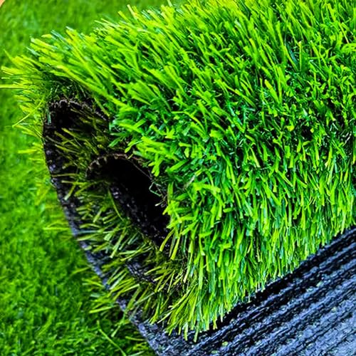 ZBORAVPIX Kunstrasen Rasenmatte， 2x3m for Garten Rasen Landschaft Realistische Gefälschte Grüne Gras Synthetische Rasen for Terrassen und Langlebig(2x23m) von ZBORAVPIX