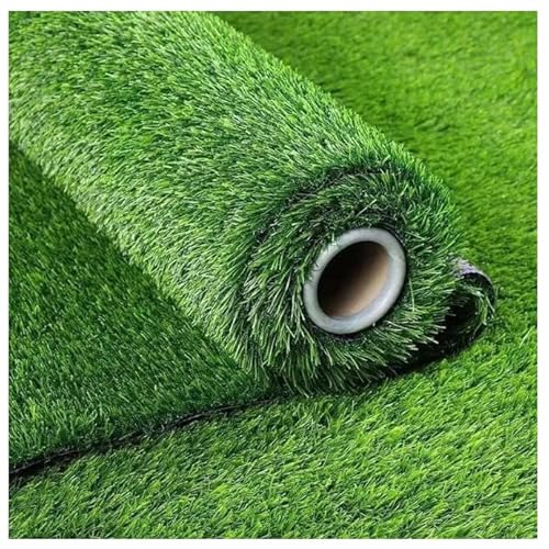 ZBORAVPIX Kunstrasen Rasenmatte， Synthetische Kunstrasenmatte, Florhöhe 0,8 Zoll, Landschaftsrasen for drinnen und draußen, Rasen for Haustiere/Hunde(3X1.5M) von ZBORAVPIX