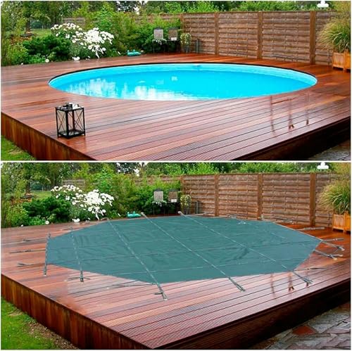 ZBORAVPIX Schwimmbadabdeckung， Mesh-Poolabdeckung Grün Mehrere Größen(7ft/2.1m) von ZBORAVPIX