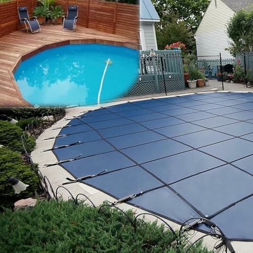 ZBORAVPIX Schwimmbadabdeckung， Mesh-Schwimmbadabdeckung Blau Mehrere Größen(7.9m/26ft) von ZBORAVPIX