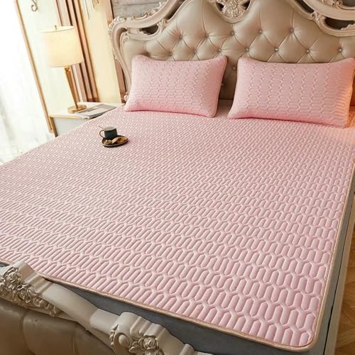 ZBORAVPIX Sommer-Schlafmatte Bett, Latexmatten- und Kissenbezug-Set zur Kühlung, mehrere Größen(17,150x200cm 3 pcs Set) von ZBORAVPIX