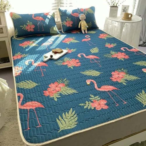 ZBORAVPIX Sommer-Schlafmatte Bett, Latexmatten- und Kissenbezug-Set zur Kühlung, mehrere Größen(6,90x200cm 2 pcs Set) von ZBORAVPIX