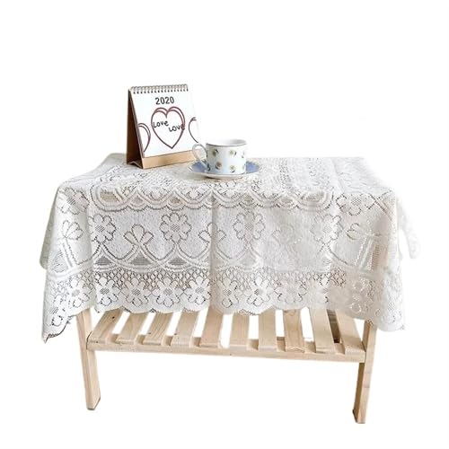 ZBORAVPIX Stickerei Tischläufer, Retro Mesh Tischdecke Rechteckige Tischdecke(S1 Table Cloth,90x90cm) von ZBORAVPIX