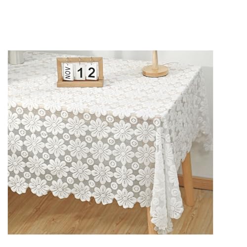 ZBORAVPIX Stickerei Tischläufer, Retro Mesh Tischdecke Rechteckige Tischdecke(S3 Table Cloth,120x120cm) von ZBORAVPIX