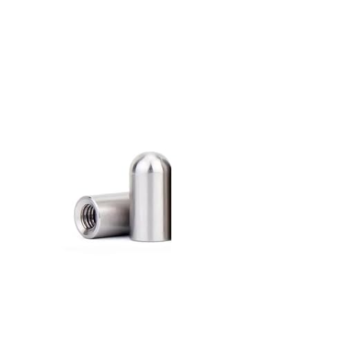 Zylindrische Dübelnägel Zapfen, 304SS Innengewinde Rundkopf Zentrierungszylinderstift M3-M6 Silber Mehrere Größen Packung mit 5(10pcs 5x14xM3) von ZBORAVPIX