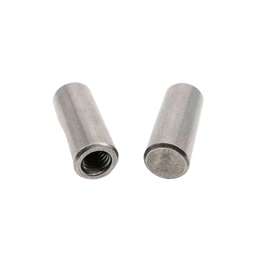 Zylindrische Dübelnägel Zapfen, M3 M4 M5 M6 304 Edelstahl Innengewinde Zylinderstifte Silber Mehrere Größen Packung mit 41(20MM-D5 M3) von ZBORAVPIX