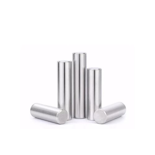 Zylindrische Dübelnägel Zapfen, Zylinderstift, Edelstahl 304, zweiseitig abgeschrägter Flachkopf, mehrere Größen, Packung 3700(50pcs M1X16) von ZBORAVPIX