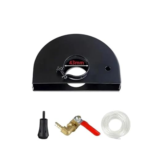 120 * 43mm Winkelschleifer Set Wasserschneidemaschinenbasis mit Schutzabdeckung Wasserabdeckung Sammeln von Sicherheitspumpenstaub von ZBOUMRTG