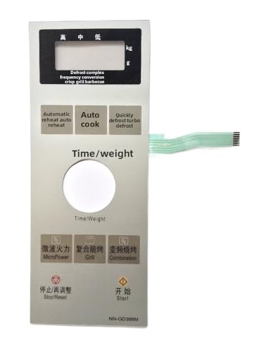 1PC Touch Keys Panel Kompatibel for Panasonic NN-GD366M NN-GD356W Mikrowelle 1PC Touch Keys Panel Kompatibel for Panasonic NN-GD366M NN-GD356W Mikrowelle von ZBOUMRTG