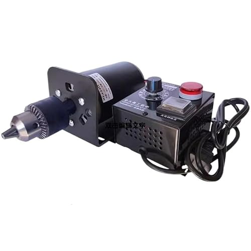 Kompatibel mit 220 V, 400 W, 7000 U/min Gleichstrommotor-Set – Hochgeschwindigkeits-Vorwärts-/Rückwärts-Tisch-Elektroschleifer und -Bohrer(Set 1) von ZBOUMRTG