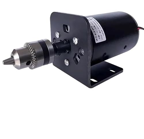 Kompatibel mit 220 V, 400 W, 7000 U/min Gleichstrommotor-Set – Hochgeschwindigkeits-Vorwärts-/Rückwärts-Tisch-Elektroschleifer und -Bohrer(Set 4) von ZBOUMRTG