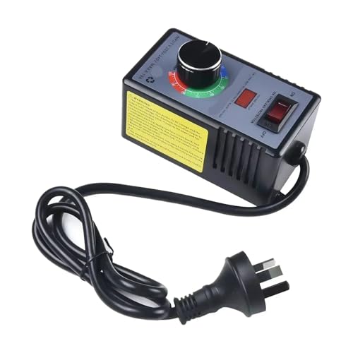Kompatibel mit Drehzahlreglerschalter for Winkelschleifer – AC 220 V ~ 250 V, 4000 W, funktioniert mit Handbohrmaschine, Polierwerkzeug und Lüfter, stufenlose Einstellung, auf Lager(AU) von ZBOUMRTG