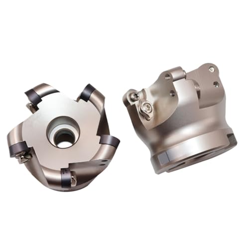 Kompatibel mit RPMW1003/RPMW1204-Einsätzen, Planfräskopf der SUREWEL EMR-Serie (5R/6R/8R) – CNC-Fräser mit 50–160 mm Durchmesser for Stahl und Legierungen(EMRW6R-125-40-7T) von ZBOUMRTG