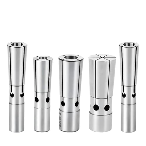Kompatibel mit SIQI DC4 DC6 DC8 DC12 Präzisions-Spannzangenfutter – hochpräziser 0,003-Werkzeughalter mit Pull-Back-Design(DC6-1) von ZBOUMRTG