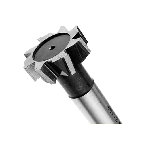 Kompatibel mit SLUGB T-Nut-Fräser for Metall und Holz, Fräser, Schüsselscheibe, Drahtschneider – Hochpräzises Schneidwerkzeug for Fräsen, Formen und for Heimwerkerprojekte(14Dx3Hx6dx60L) von ZBOUMRTG