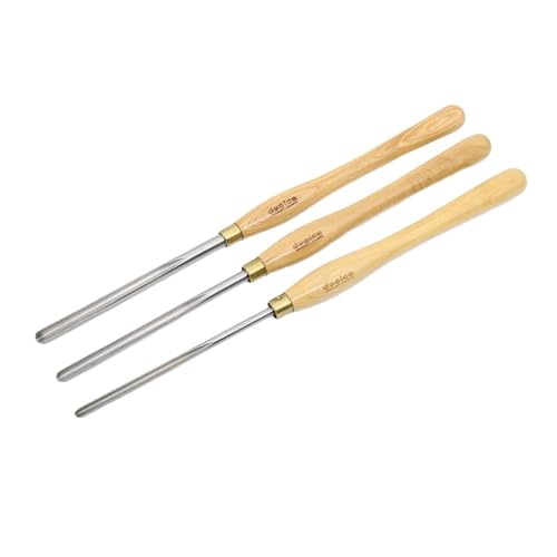 Kompatibel mit dem Bowl Gouge Set A2001-A2003 HSS-Drehmaschinen-Drehwerkzeuge for die Holzbearbeitung(One Set) von ZBOUMRTG