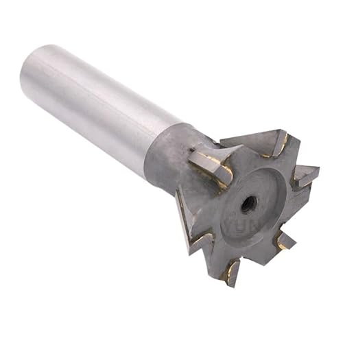 Schwalbenschwanzfräser - 45°- und 60°-Winkel-T-Nutenfräser, D12-60 mm, Schweißeinsatz-Hartmetallwerkzeuge for CNC-Werkzeugmaschinen(D40x110Lx6T-45) von ZBOUMRTG