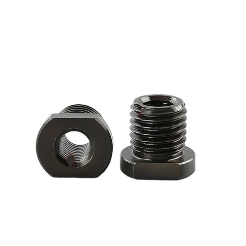 Winkelschleifer-Adapter, Spindeldorn-Umrüstsatz – M10 M14 M16 Innen- auf Außengewinde, Verbindungsstange, Zubehör for Elektrowerkzeuge(Silver) von ZBOUMRTG