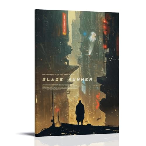 ZBSXLBNG Blade Runner 2049 Sci-Fi Movie Wandkunst Bilddruck Moderne Familienzimmer Dekor 24x36inch(60x90cm) von ZBSXLBNG