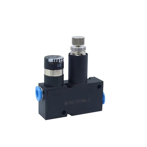 ZBWZXBDJ RVUM Serie RVUM4-4 RVUM6-6 RVUM8-8 RVUM6-4 RVUM8-6 Miniatur Einstellbare Druck Regelventil Überlauf Ventil(RVUM8-6) von ZBWZXBDJ