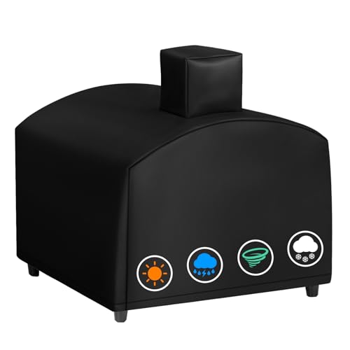 Strapazierfähige 600D Polyester-Abdeckung, kompatibel mit Big Horn Outdoor Gas-Pizzaofen, wasserdichte Abdeckung, schwarz von ZBXFCSH