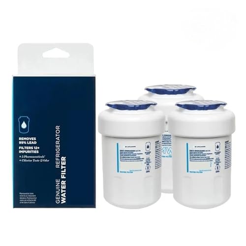 Kühlschrankzubehör Wasserfilter, Kompatibel For GE, MWFP MWFA MWFAP MWFINT GWF06 GWFA HWF HWFA FMG-1 FMG DSS25KGREBB GCU23LGYDFSS(3pcs) von ZBXJIUFR
