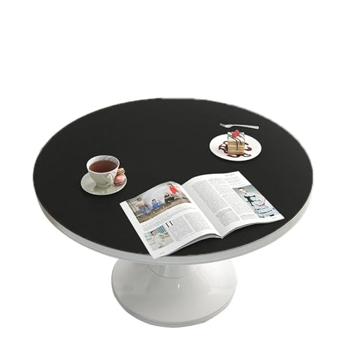 ZBXXSC Tischdecke Outdoor Rund,Kunstleder Tischdecke,tischmatte Aus Wildleder,Pu Leder Wasserdicht und ölbeständig einfarbig Küchentischdecke(G, Round 110cm) von ZBXXSC