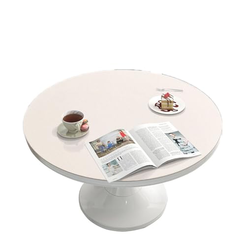 ZBXXSC Tischdecke Outdoor Rund,Kunstleder Tischdecke,tischmatte Aus Wildleder,Pu Leder Wasserdicht und ölbeständig einfarbig Küchentischdecke(K,Round 65cm) von ZBXXSC