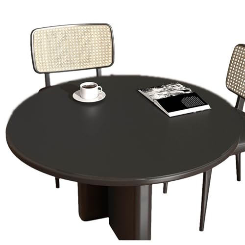 ZBXXSC Tischdecke Outdoor Rund,Kunstleder Tischdecke,tischmatte Aus Wildleder,Wendetischdecke Aus Leder,Dicke 2 Mm,Abwischbar Tischdecke(C,70cm Round) von ZBXXSC