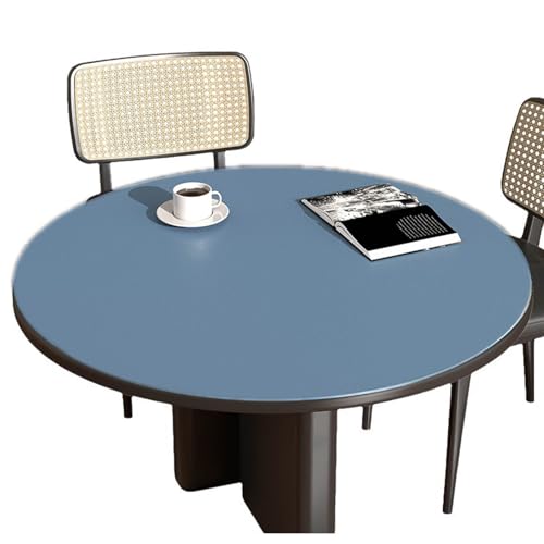 ZBXXSC Tischdecke Outdoor Rund,Kunstleder Tischdecke,tischmatte Aus Wildleder,Wendetischdecke Aus Leder,Dicke 2 Mm,Abwischbar Tischdecke(G,70cm Round) von ZBXXSC